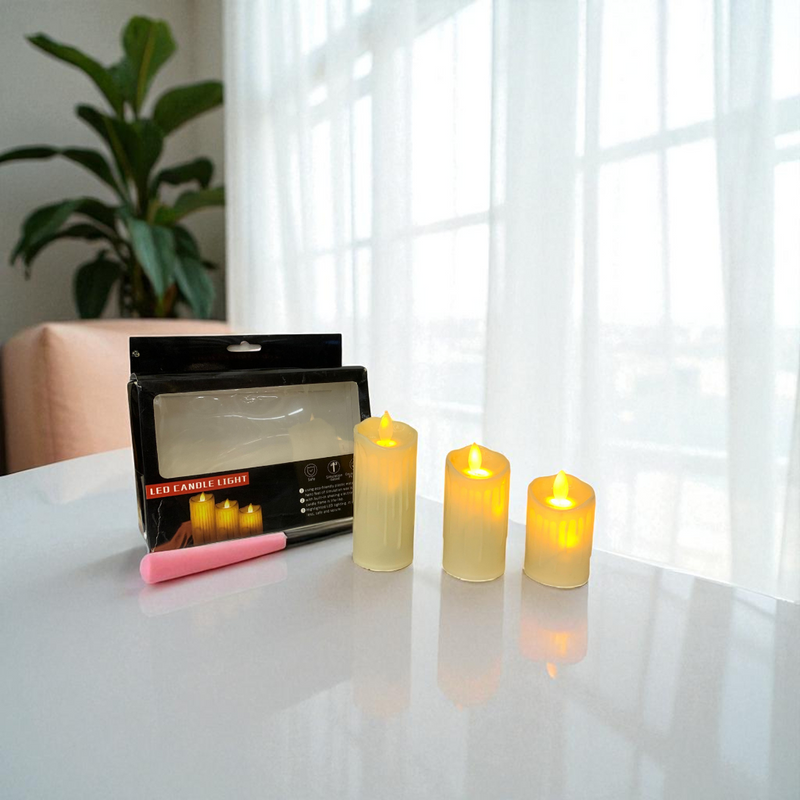 Classic Glow LED Candle Set