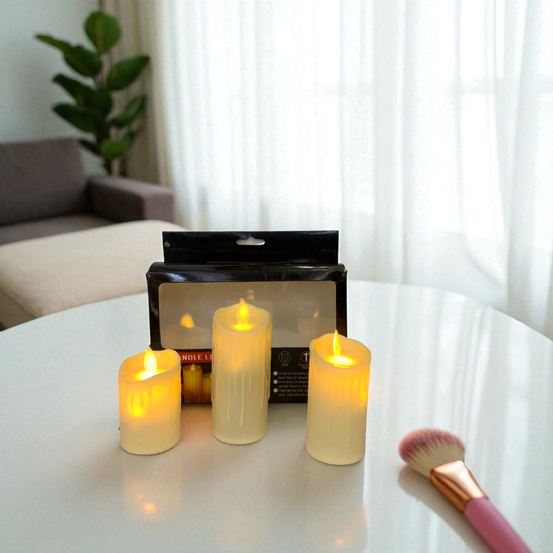 Classic Glow LED Candle Set