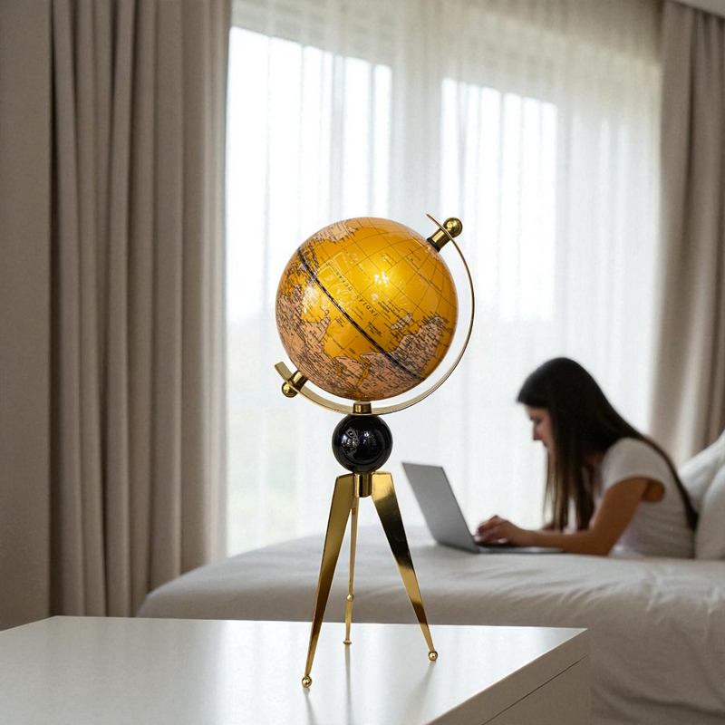 Golden Atlas Decorative Globe