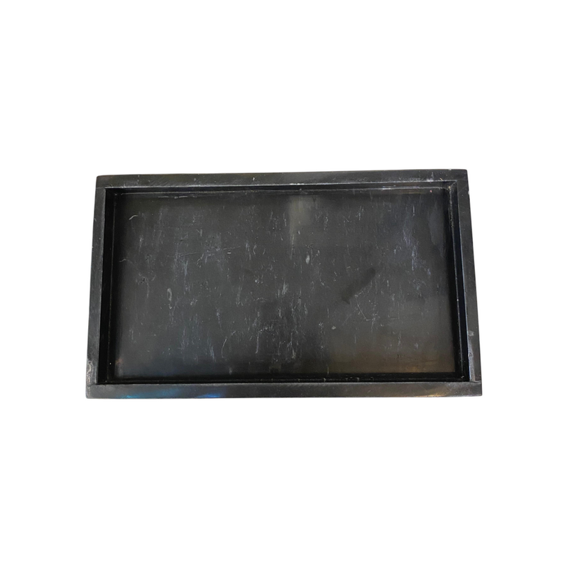 Ebon Luxe Black Marble Tray