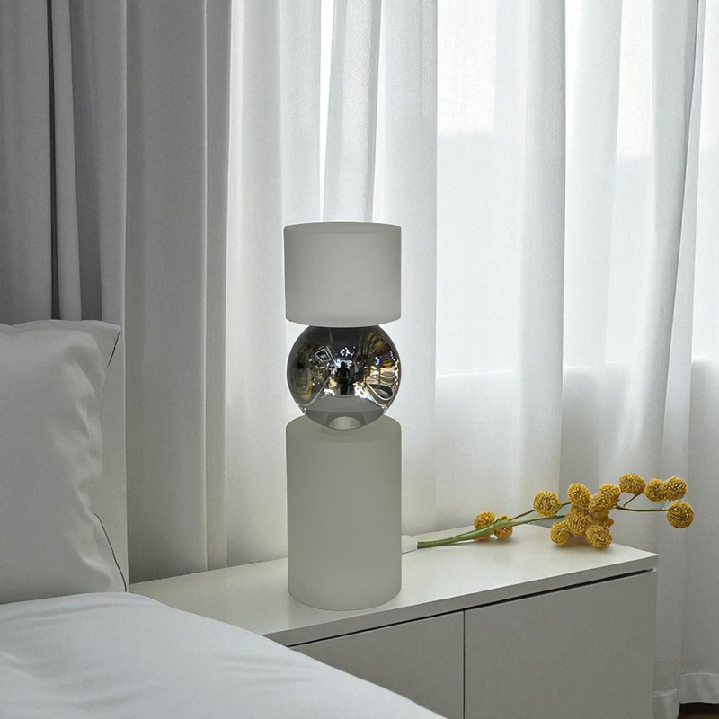 Luna Heavy Crystal Orb Sculptures