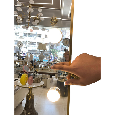 Aurora Hollywood Aluminium Arch Mirror – Full Length LED Vanity Mirror