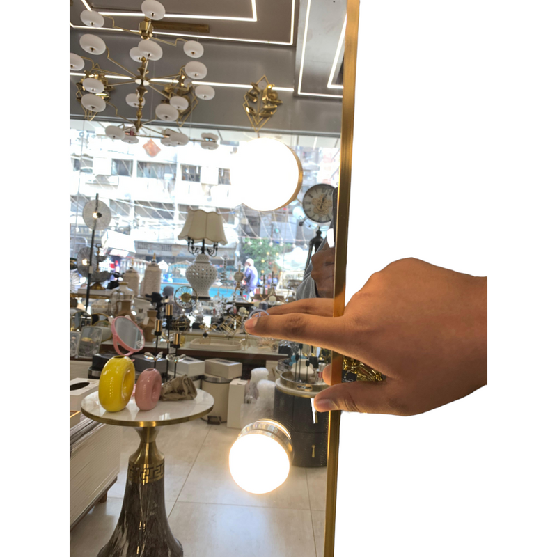 Aurora Hollywood Aluminium Arch Mirror – Full Length LED Vanity Mirror