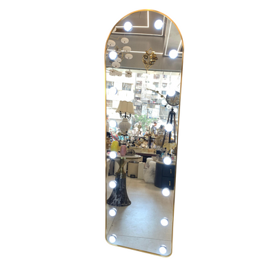 Aurora Hollywood Aluminium Arch Mirror – Full Length LED Vanity Mirror