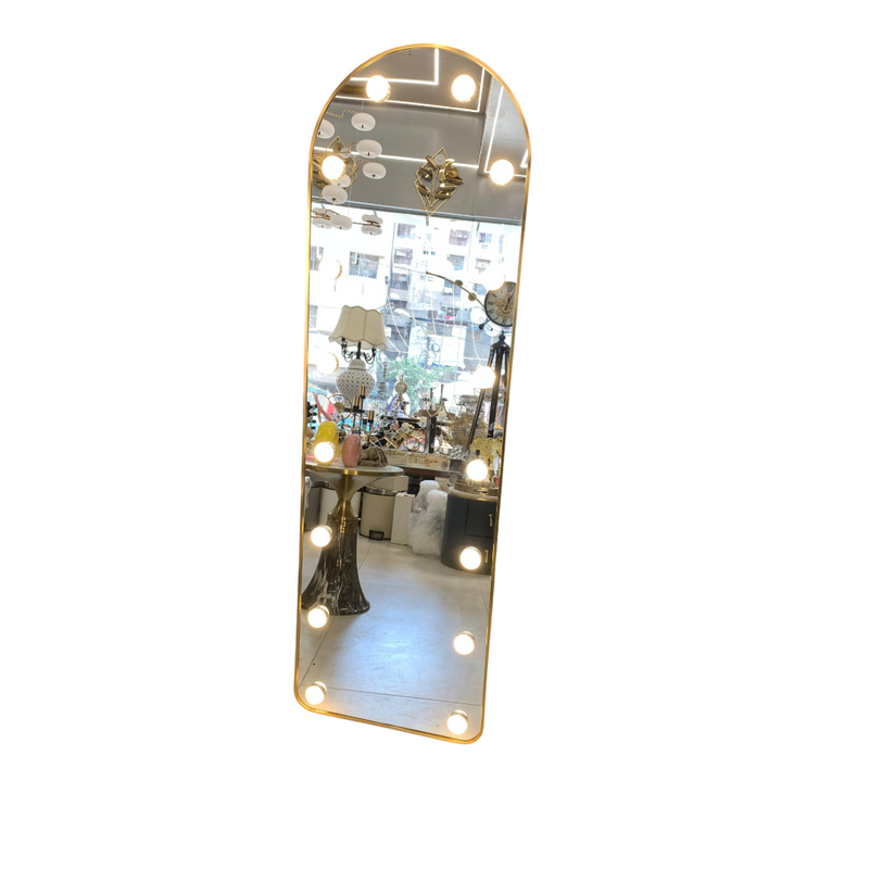 Aurora Hollywood Aluminium Arch Mirror – Full Length LED Vanity Mirror