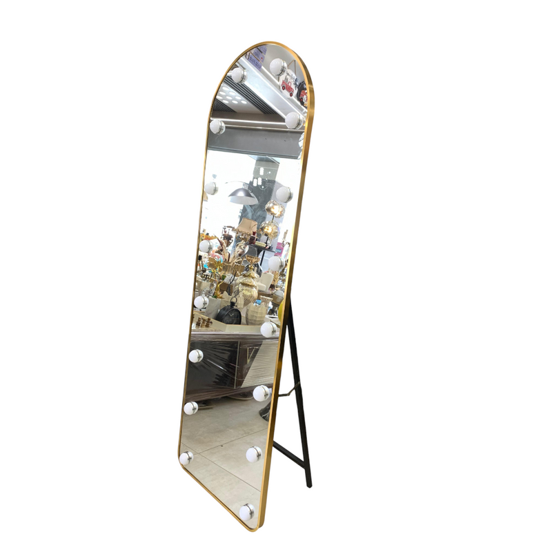 Aurora Hollywood Aluminium Arch Mirror – Full Length LED Vanity Mirror