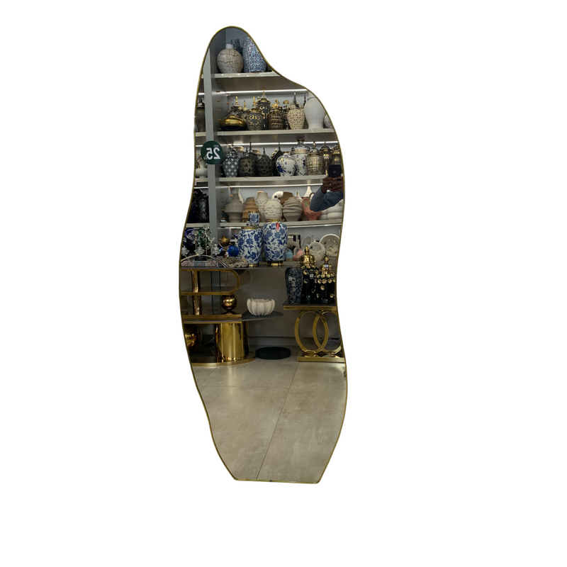 Serpentine Wave Mirror Full-Length Mirror