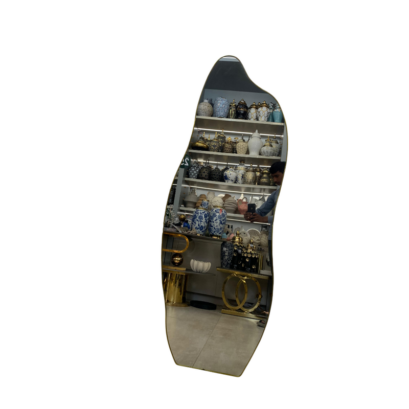 Serpentine Wave Mirror Full-Length Mirror
