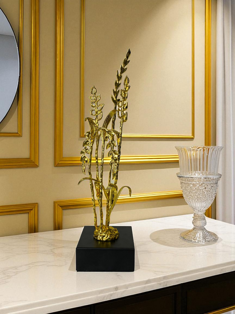 Golden Harvest Elegance Metallic Ornament