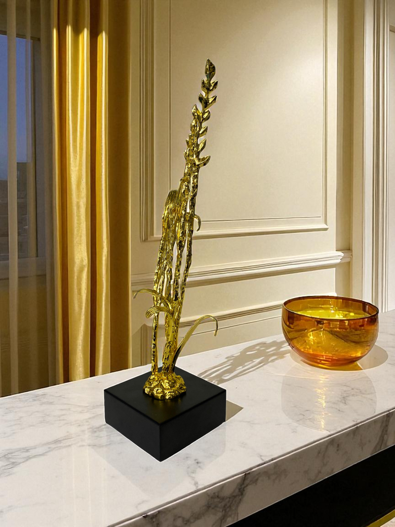 Golden Harvest Elegance Metallic Ornament