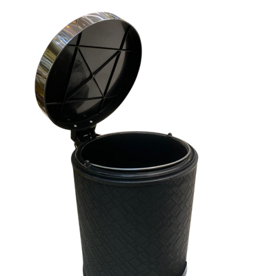 Premium Leather Dustbin & Tissue Box Set