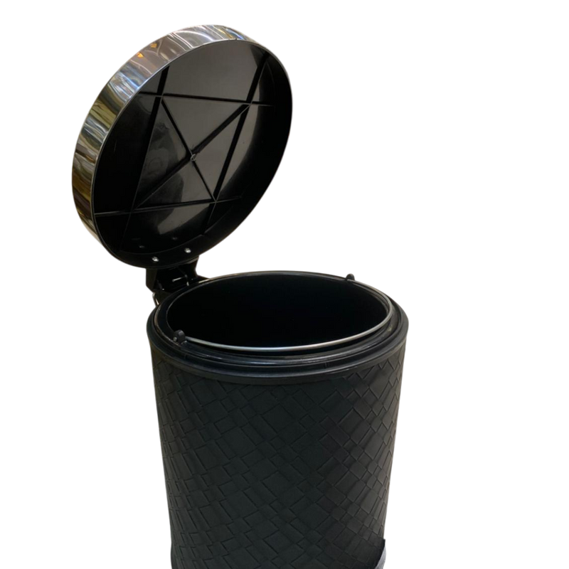 Premium Leather Dustbin & Tissue Box Set