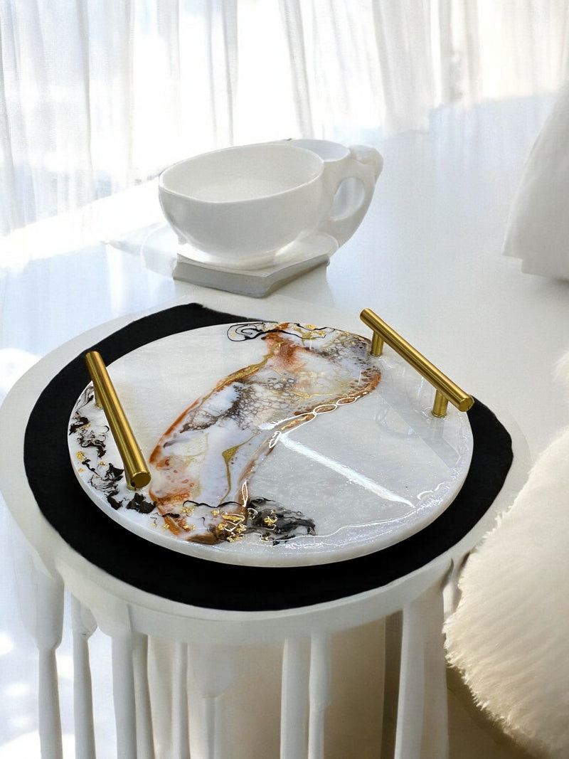 Modern Resin-Art Vanity Tray