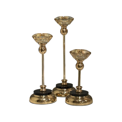 Lumia Gold Candle Holder