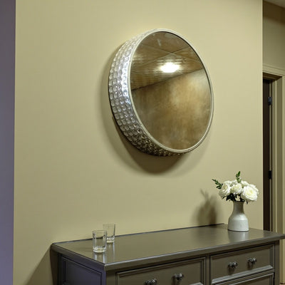 Timeless Aura Silver Brass Mirror