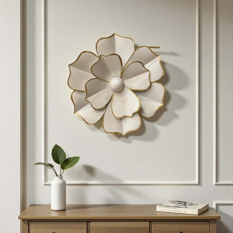 Celestial Flower Brass Wall Décor