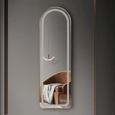 Modern Aluminium Full-Length Floor LED Mirror
