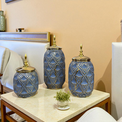Majestic Royale Embossed Jars