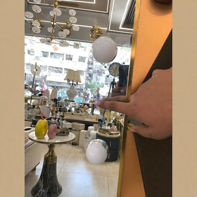 Aurora Hollywood Aluminium Arch Mirror – Full Length LED Vanity Mirror