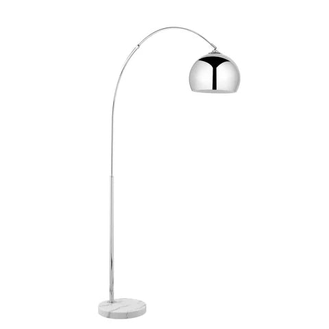 Luna Silver Arc Floor Lamp