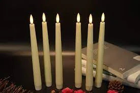 Flameless LED Long Taper Candles