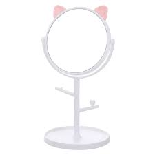 Mini Cat-Ear Pedestal Mirror