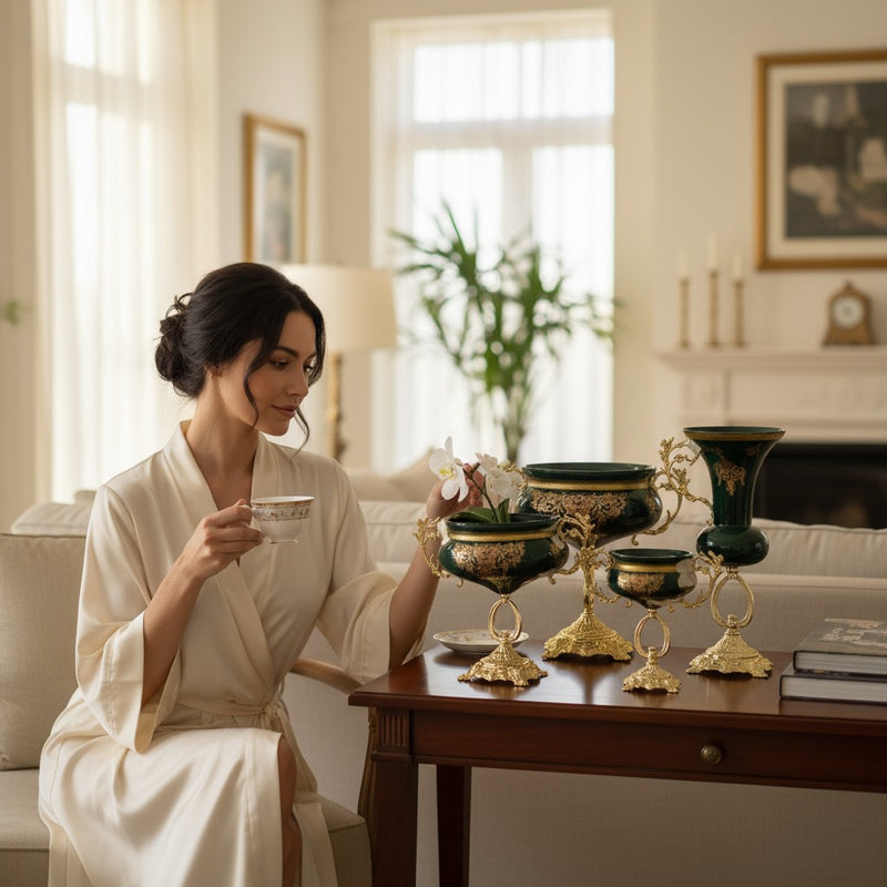 Versace Emerald Green Luxe Bowl Set