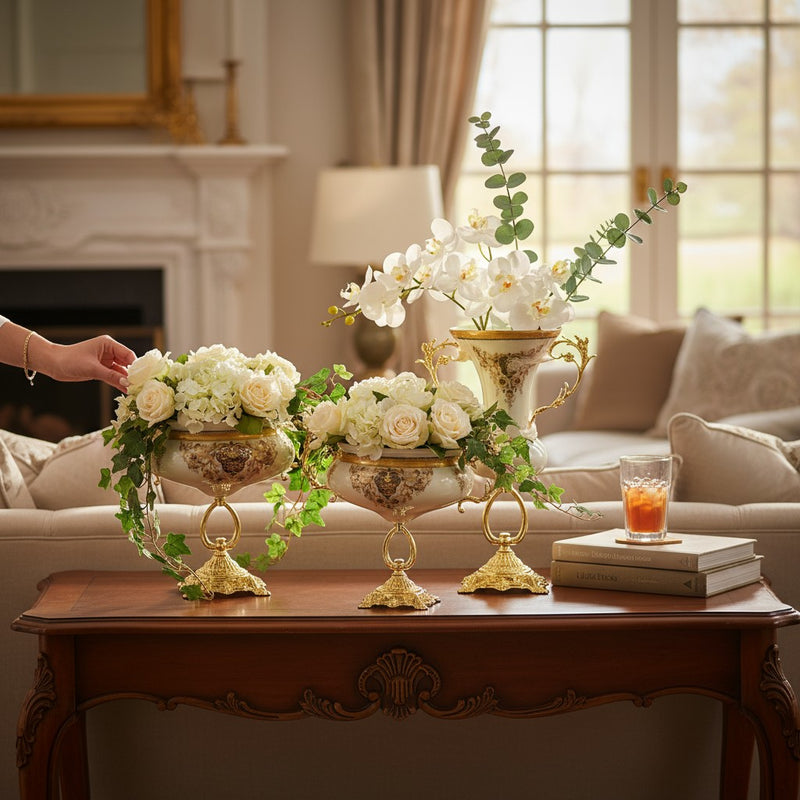 Versace Opalia White & Gold Bowl