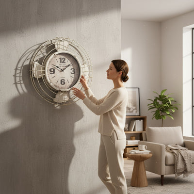 Eternal Rhythm Metallic Wall Clock