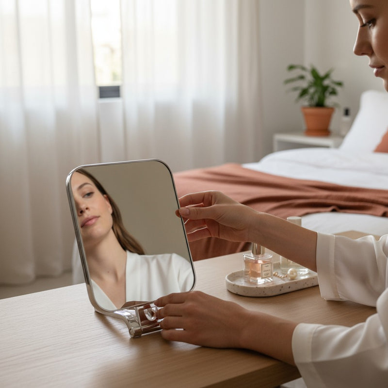 Celeste Silver Glow Mirror