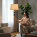 Modern Edge – Matte Black Floor Lamp