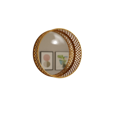 Regal Reflection Brass Mirror