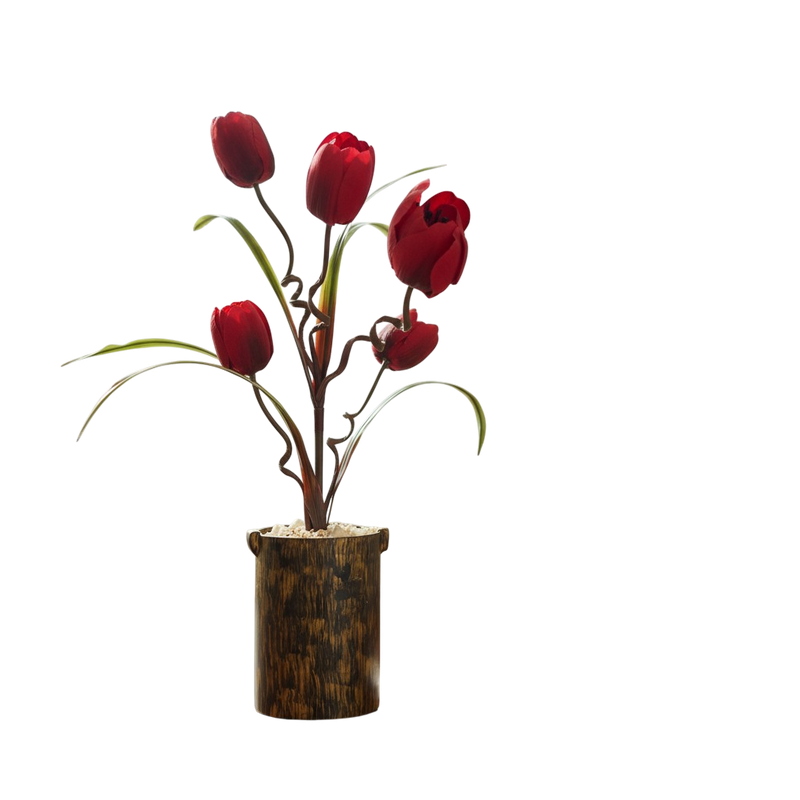 Moonlight Serenity Porcelain Vase