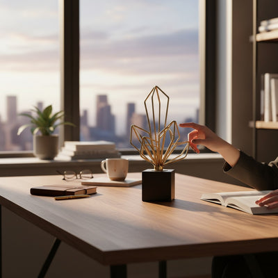 Brass Tree Table Décor