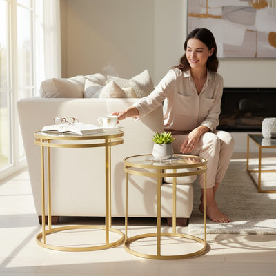Aurelia Round Luxe Coffee Table