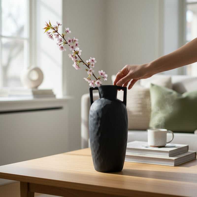 Celestial Bloom Porcelain Vase