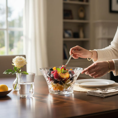 Original Verve Classic Cut-Glass RCR Decorative Bowl