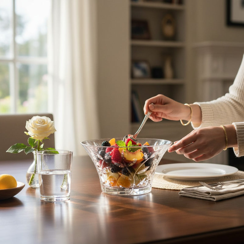 Original Verve Classic Cut-Glass RCR Decorative Bowl