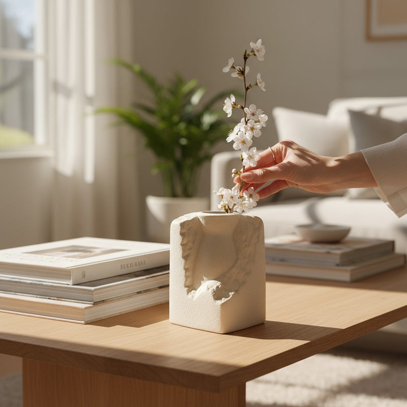 Elysian Bloom Ceramic Vase