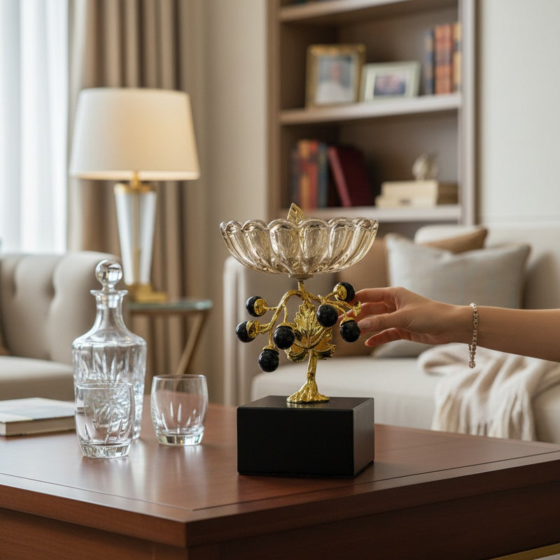 Eclipse Aura Contemporary Glass Bowl