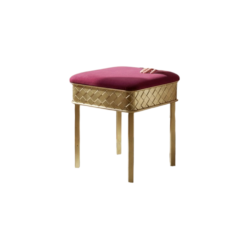 Elegant Modern Red Velvet Couch