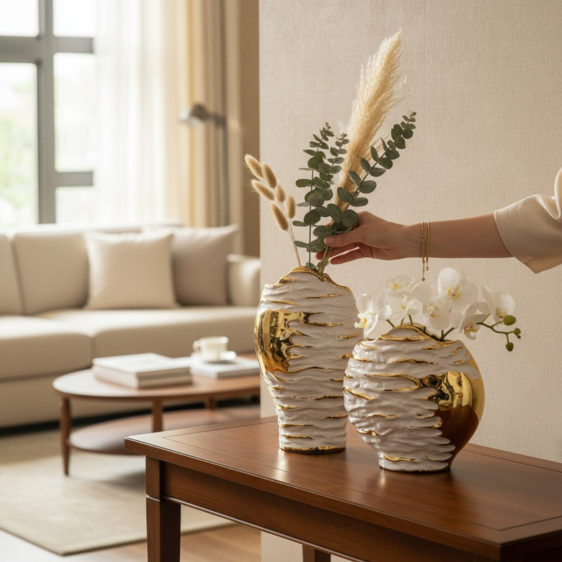 Terra Eclipse Designer Vase (pair)