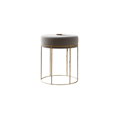 TitaniumEdge Modern Velvet Stool