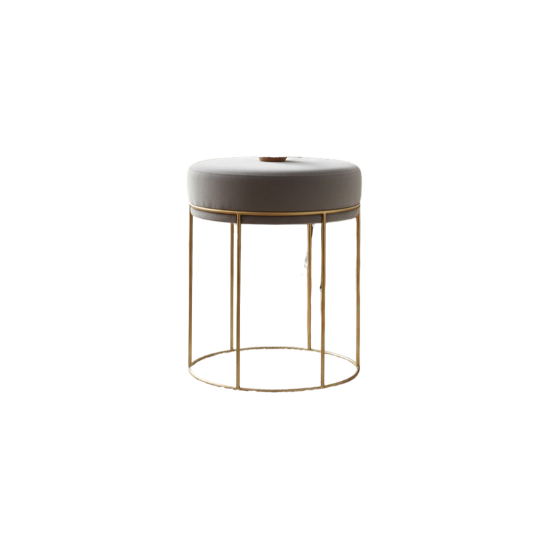 TitaniumEdge Modern Velvet Stool