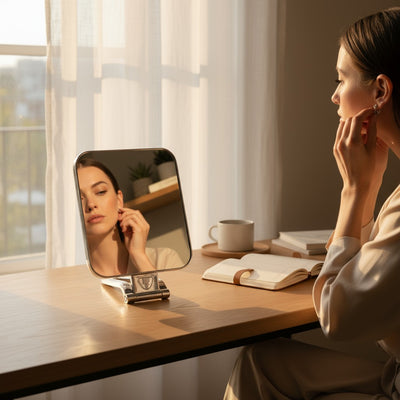 Celeste Silver Glow Mirror