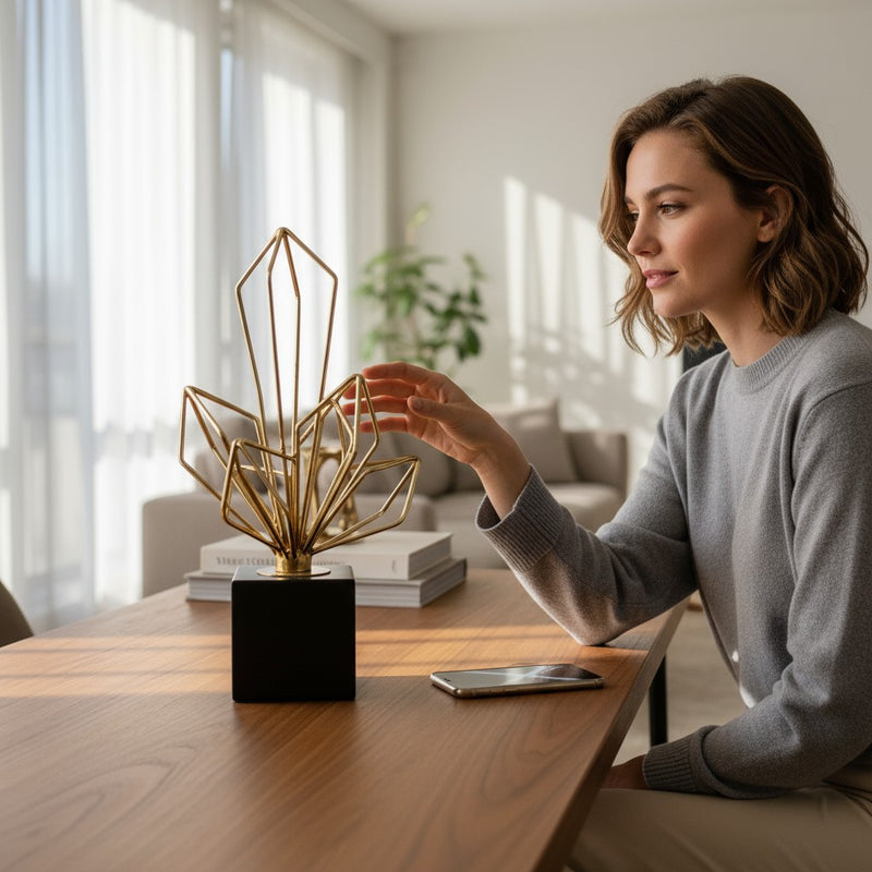 Brass Tree Table Décor