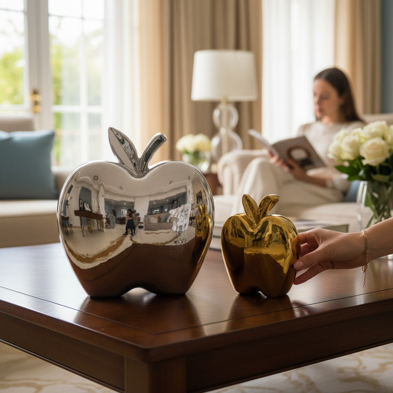 Golden Orchard Decorative Ceramic Set