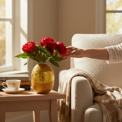 Velvet Mist Ceramic Vase