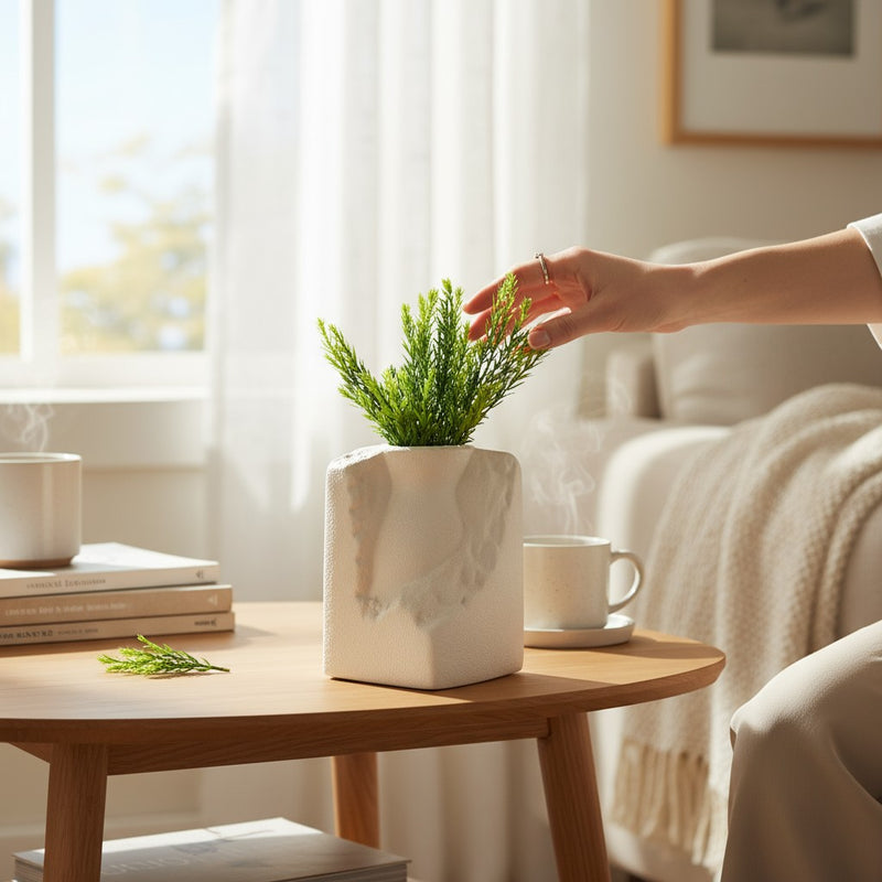 Elysian Bloom Ceramic Vase