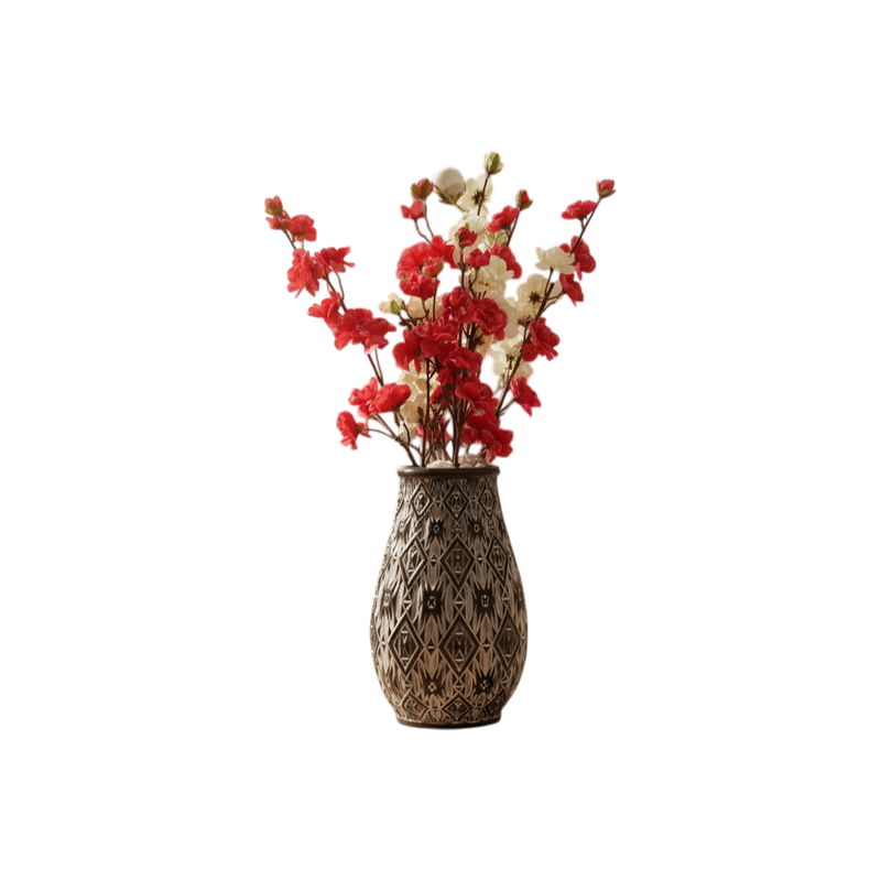 Twilight Bloom Ceramic Vase